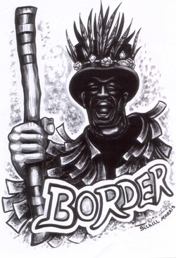 Border Dancer. Copyright Mick Lewis 1999